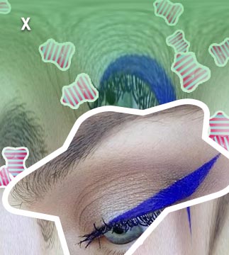 Coloured eyeliner set