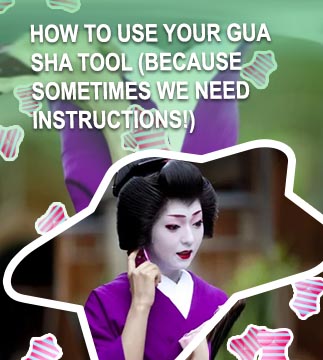 Geisha face tool