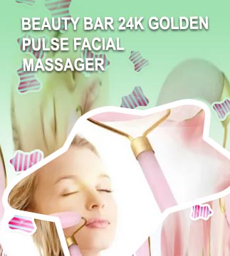 Gold facial massager