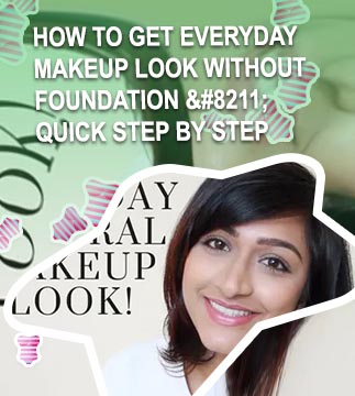 Natural everyday makeup look