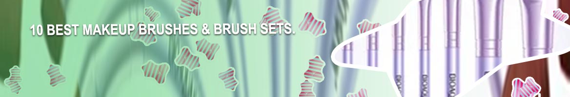 Natural make up brushes