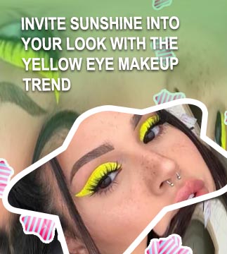 Yellow makeup looks
